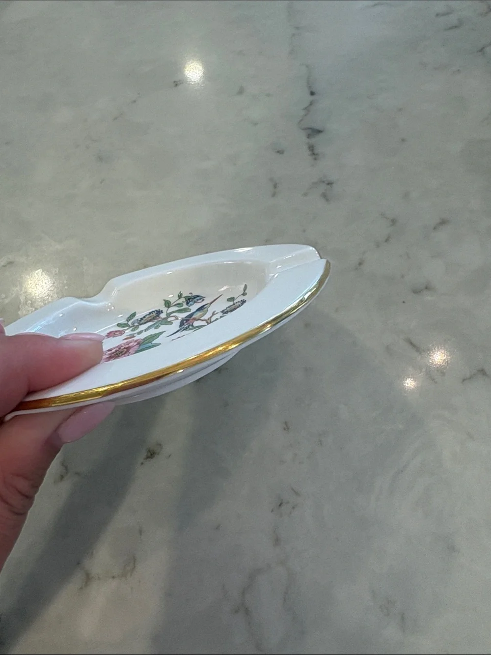 Vintage Aynsley Pembroke bone china ashtray